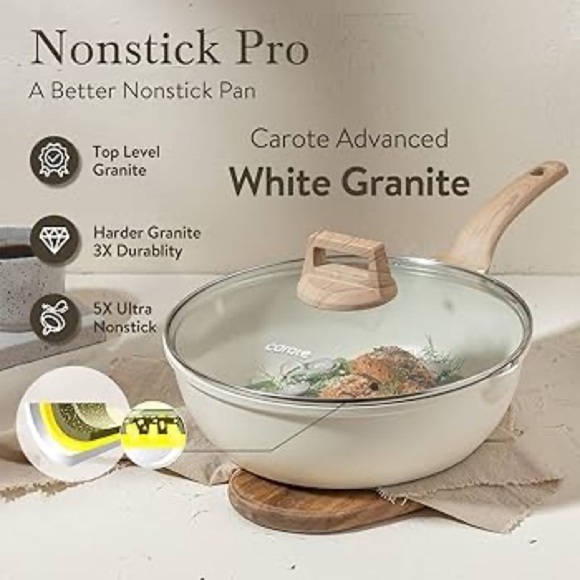 Carote Other - Carote Advanced White Granite Nonstick Pan